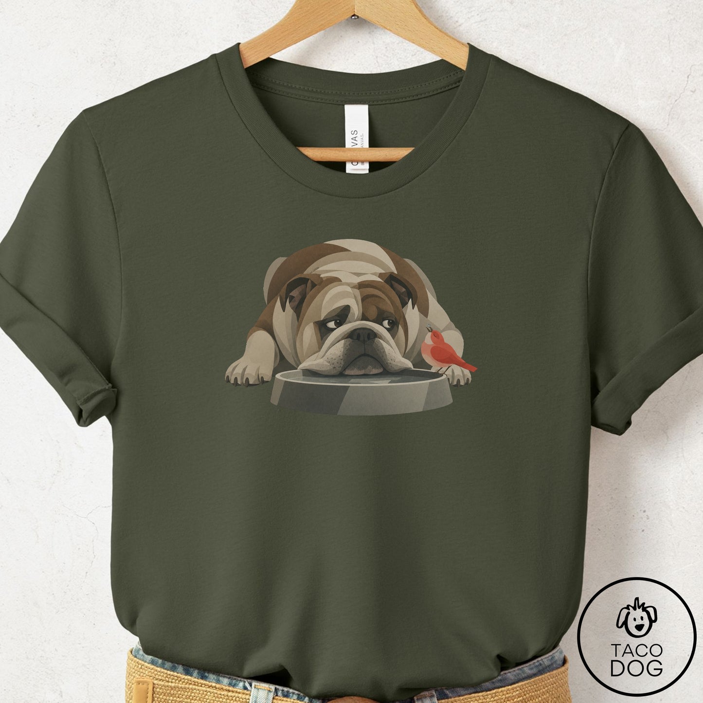 English Bulldog Freeloader T-Shirt