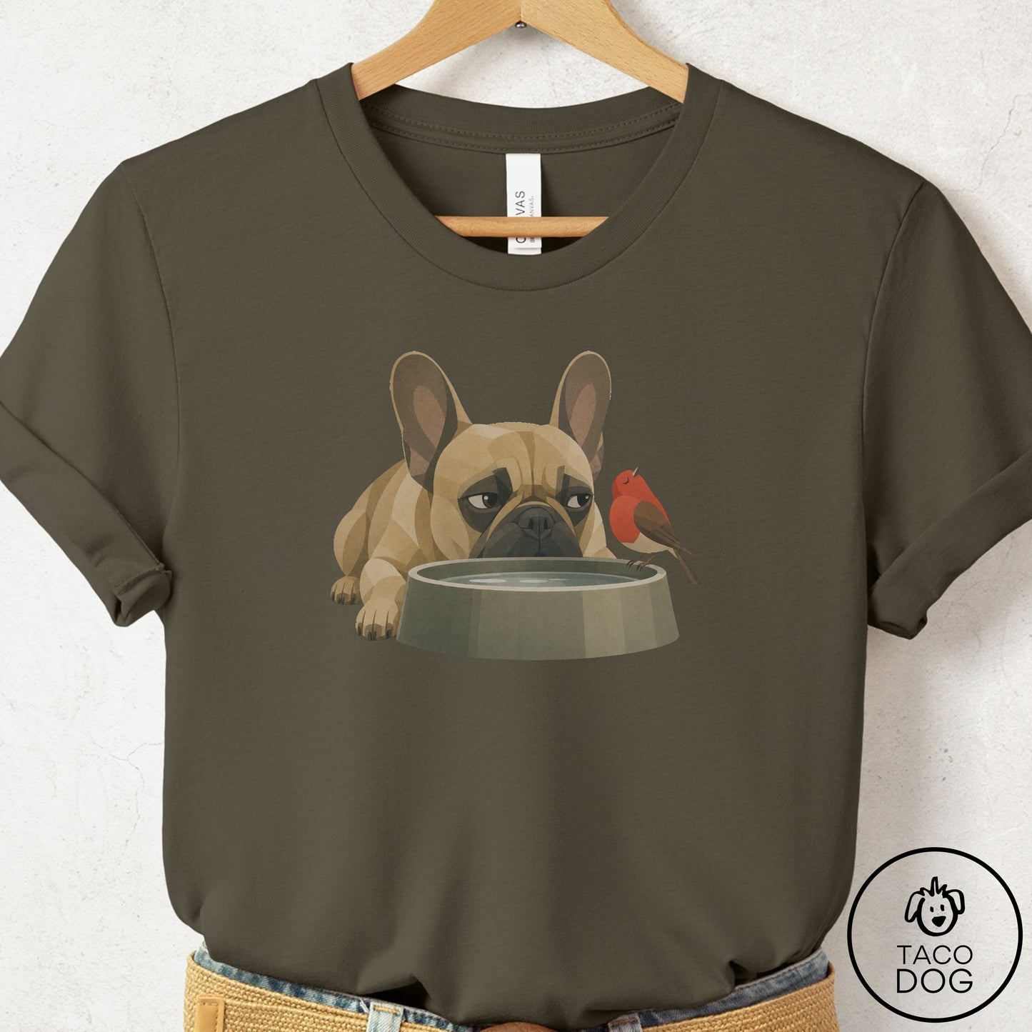 French Bulldog Frenchie Freeloader T-Shirt