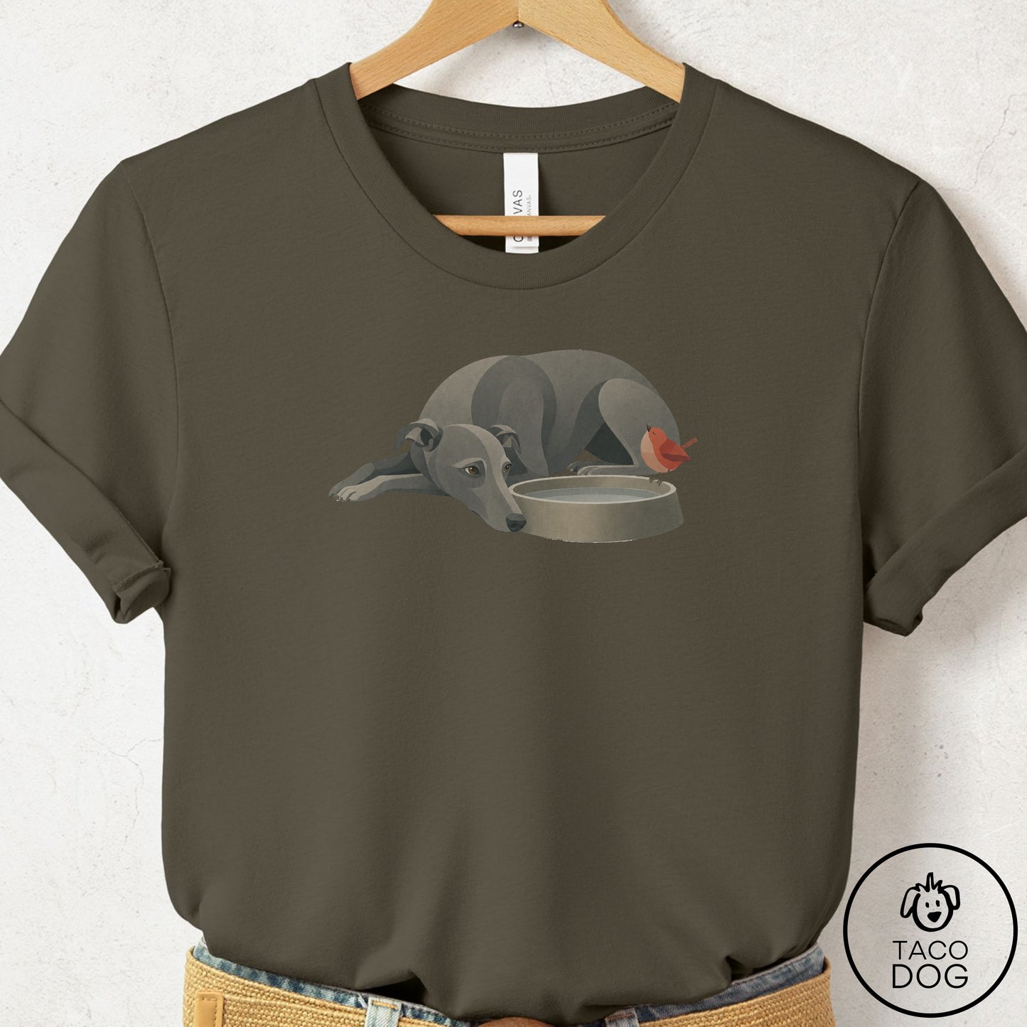 Italian Greyhound Whippet Freeloader T-Shirt
