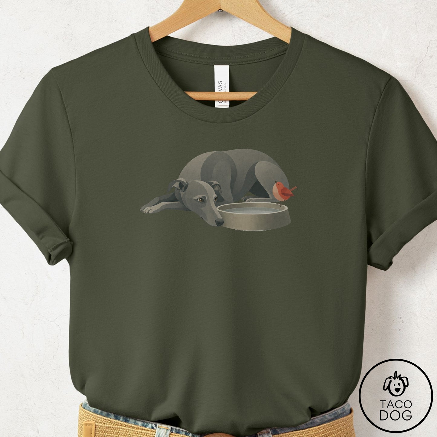 Italian Greyhound Whippet Freeloader T-Shirt