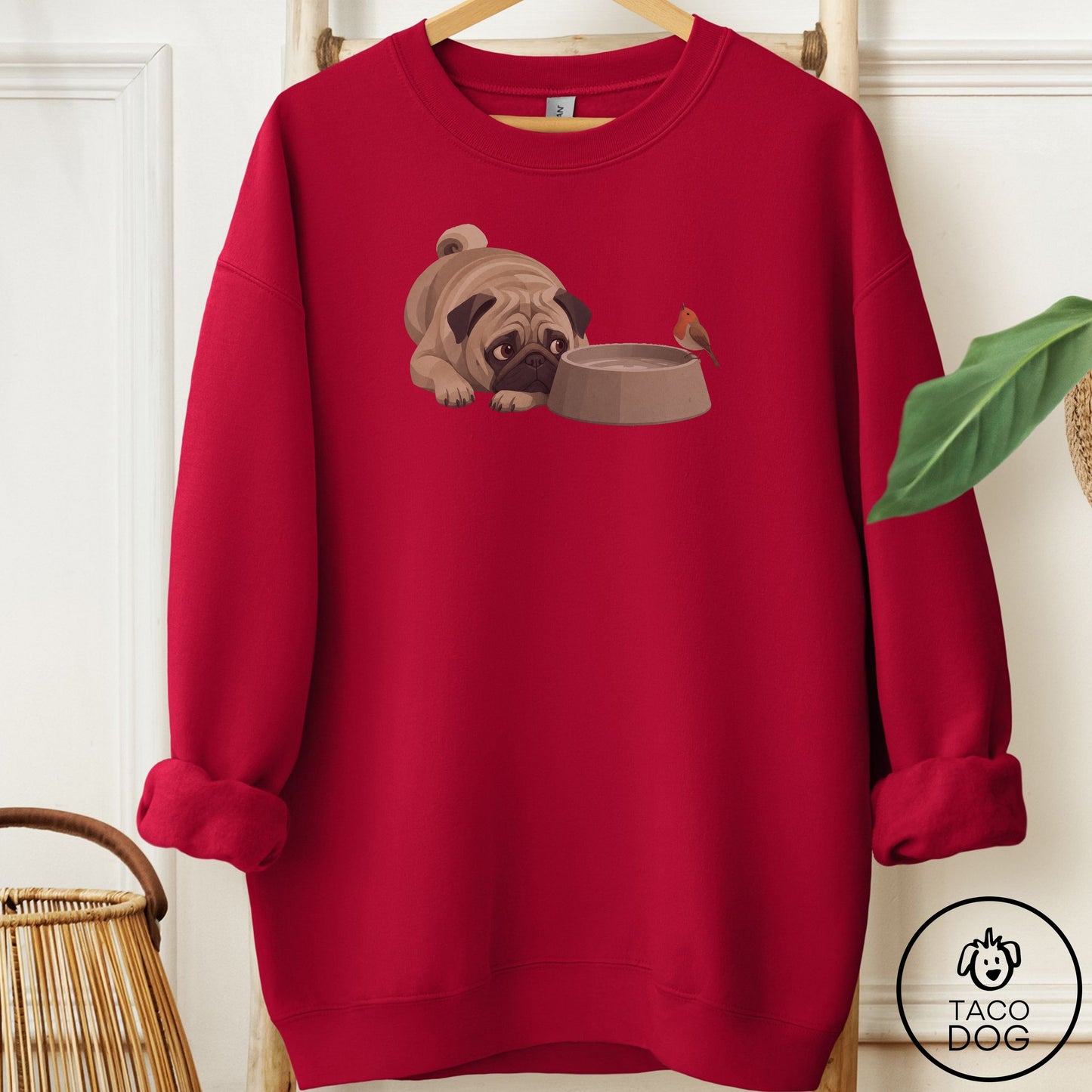 Pug Freeloader Sweatshirt
