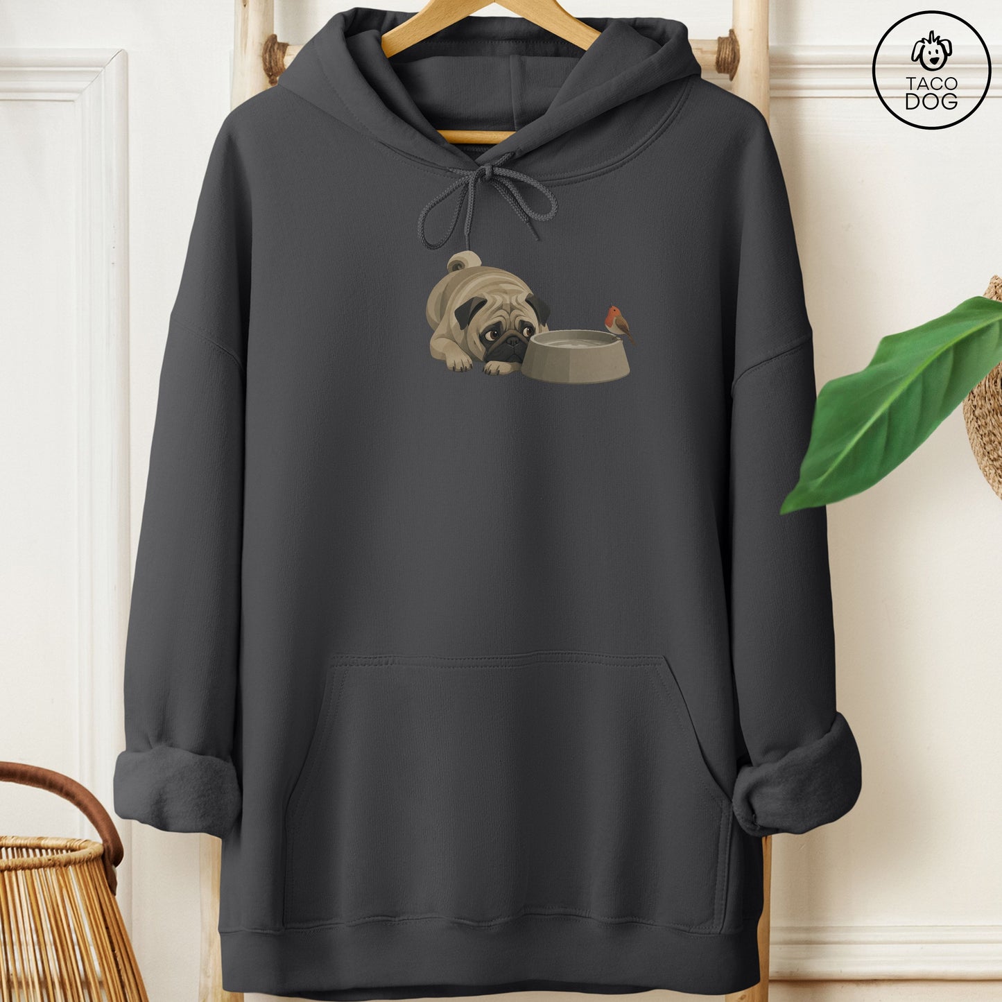 Pug Freeloader Hoodie