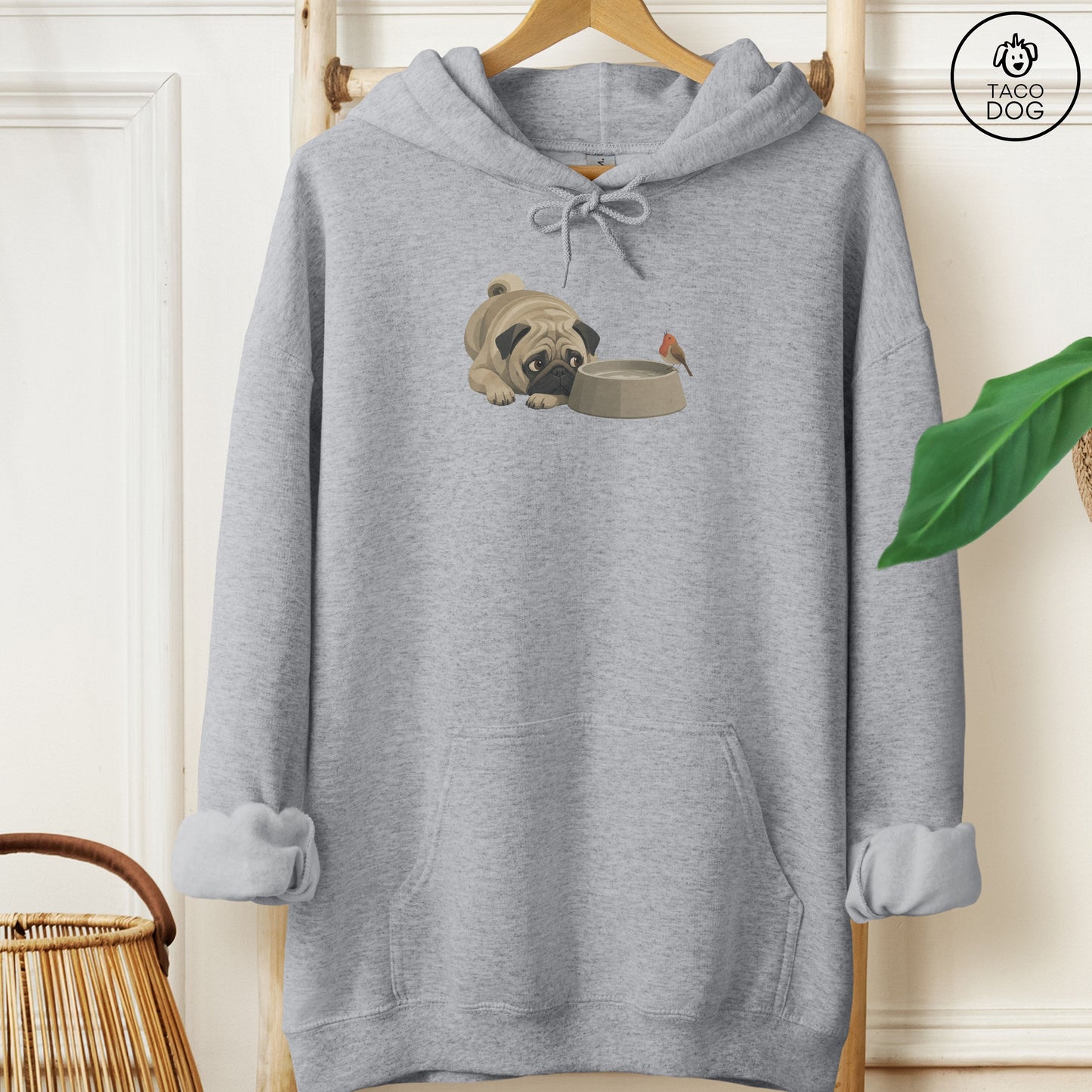 Pug Freeloader Hoodie
