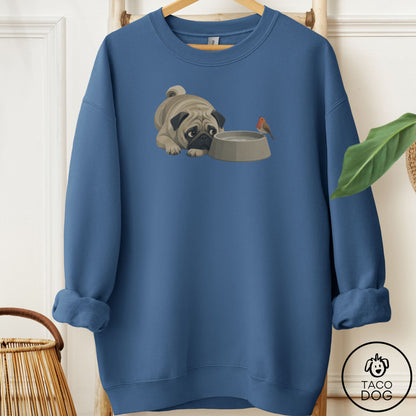 Pug Freeloader Sweatshirt