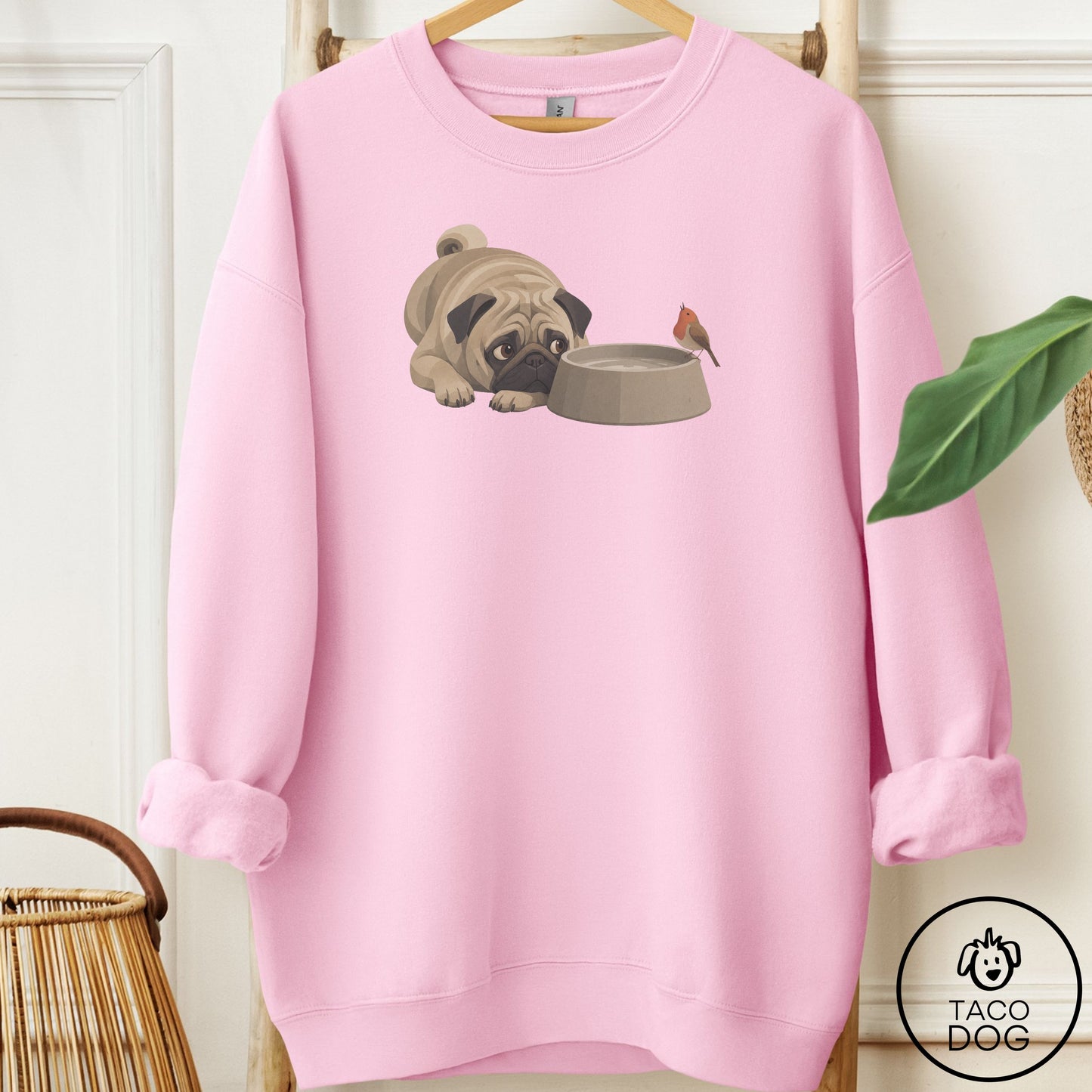 Pug Freeloader Sweatshirt