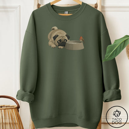 Pug Freeloader Sweatshirt