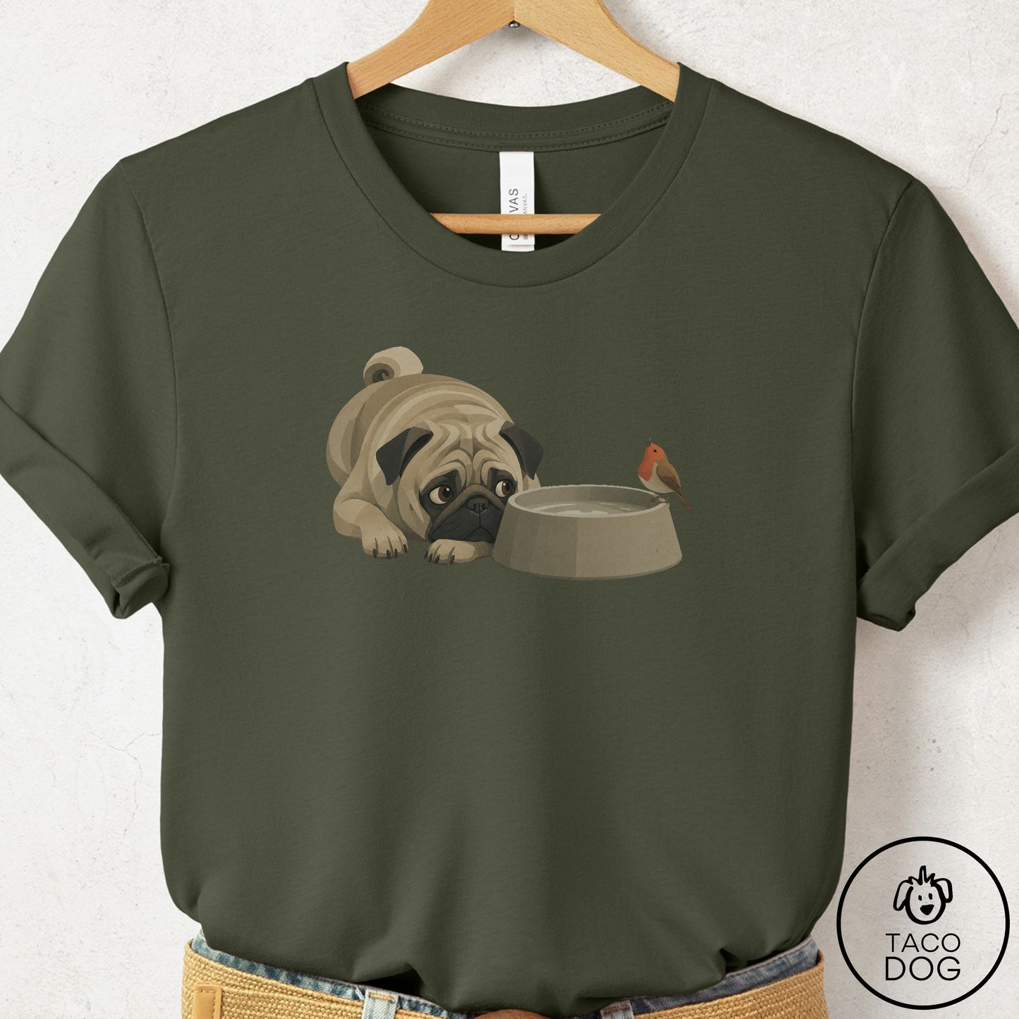Pug Freeloader T-Shirt