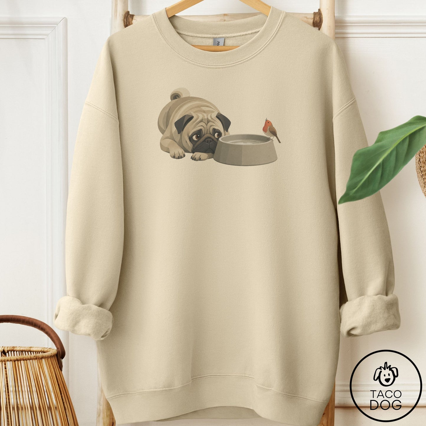Pug Freeloader Sweatshirt