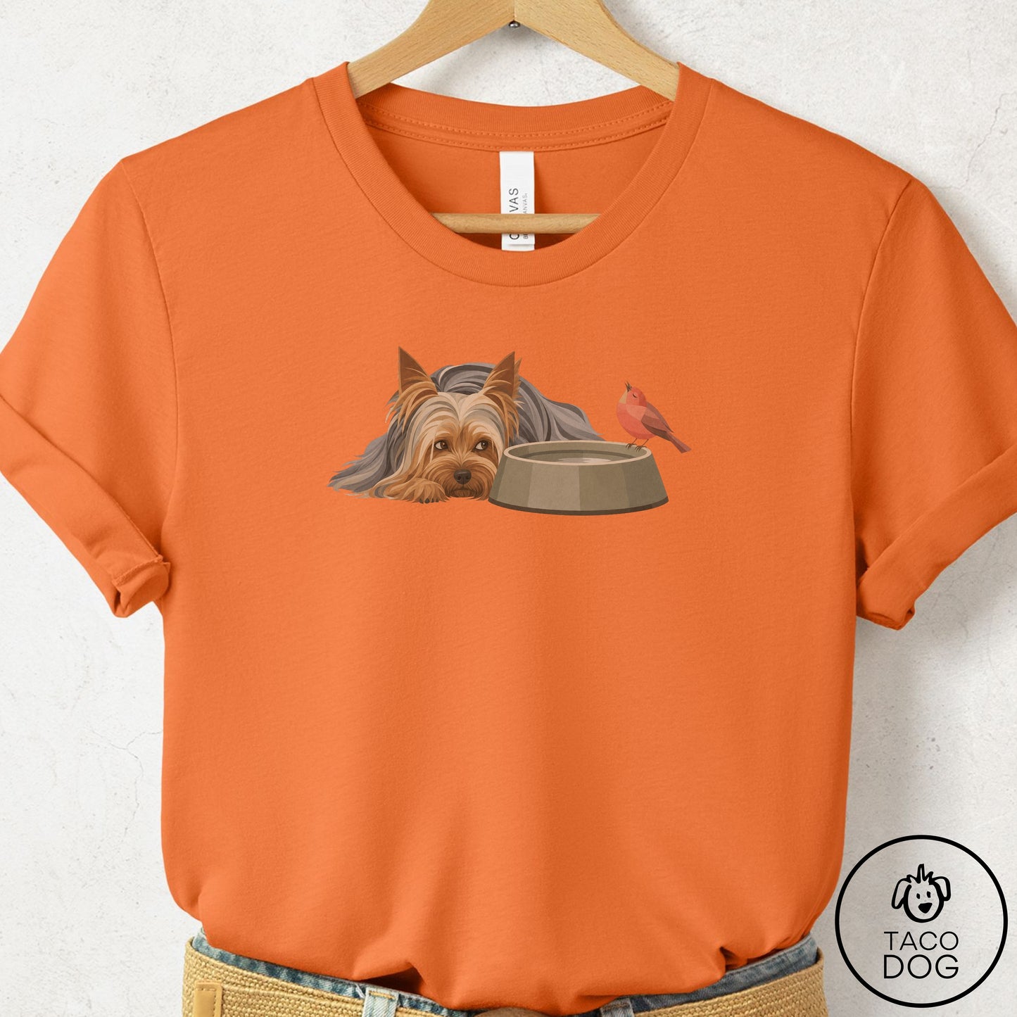 Yorkshire Terrier Yorkie Freeloader T-Shirt