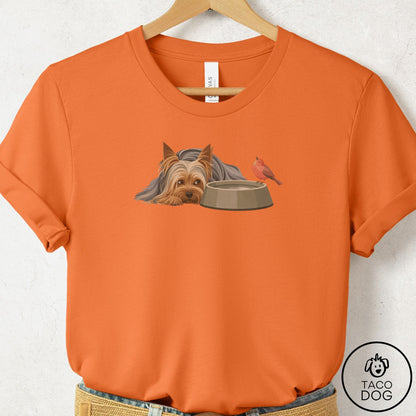 Yorkshire Terrier Yorkie Freeloader T-Shirt