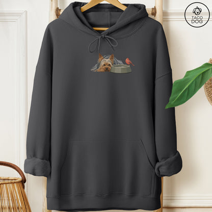 Yorkshire Terrier Yorkie Freeloader Hoodie