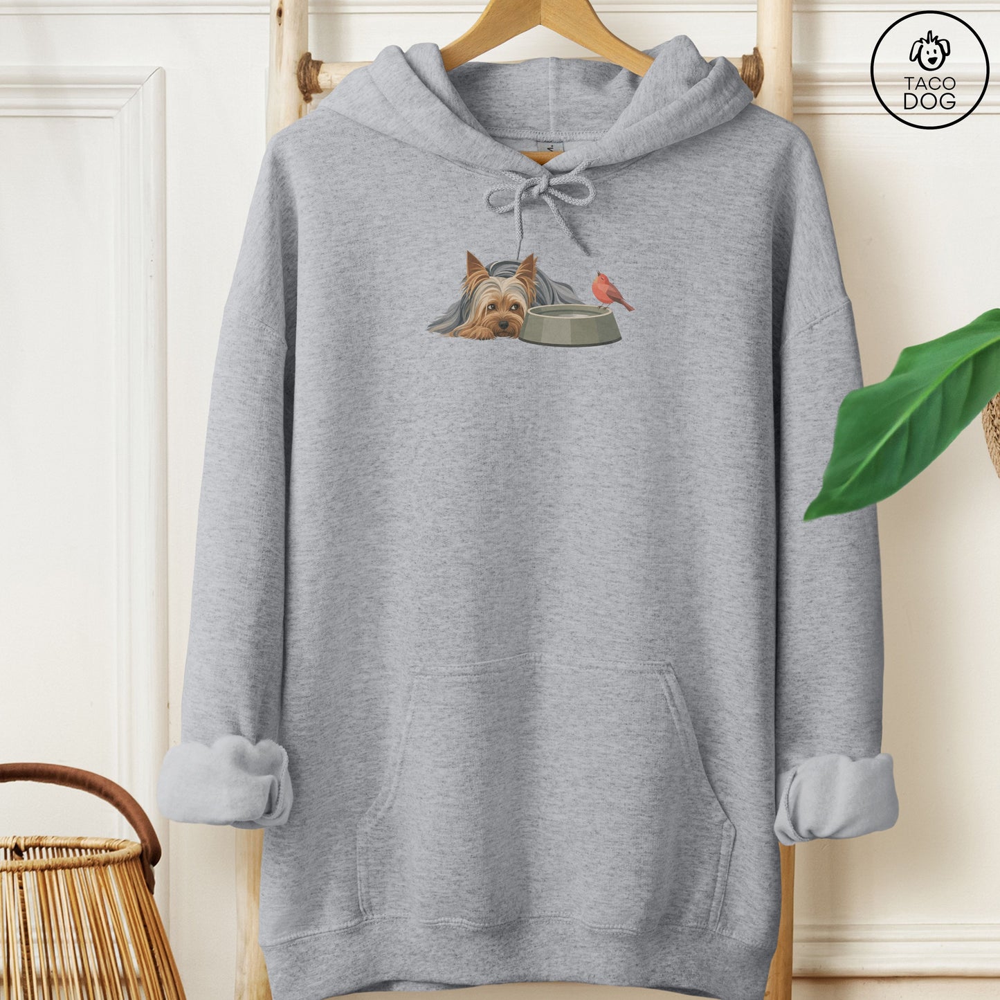 Yorkshire Terrier Yorkie Freeloader Hoodie