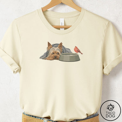 Yorkshire Terrier Yorkie Freeloader T-Shirt