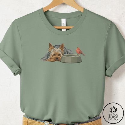 Yorkshire Terrier Yorkie Freeloader T-Shirt
