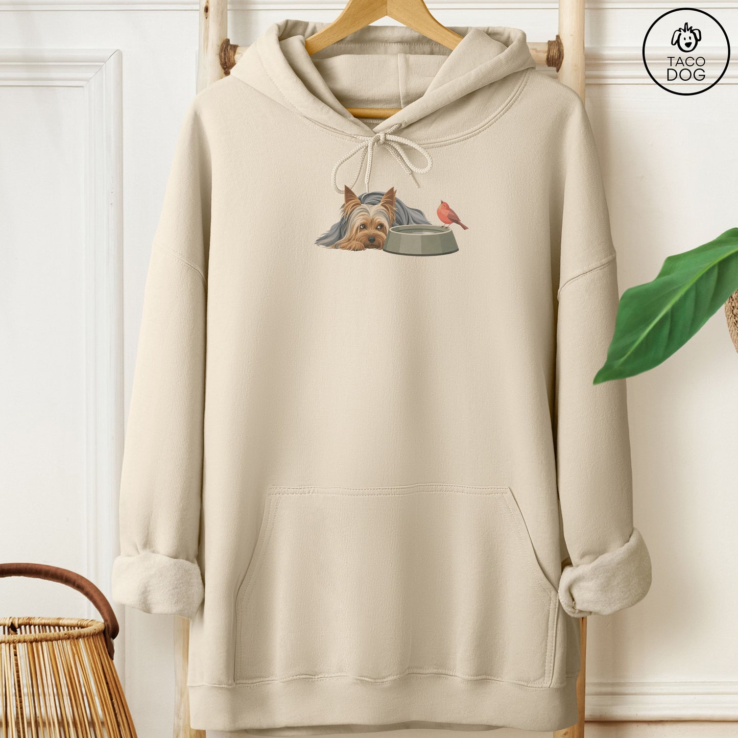 Yorkshire Terrier Yorkie Freeloader Hoodie