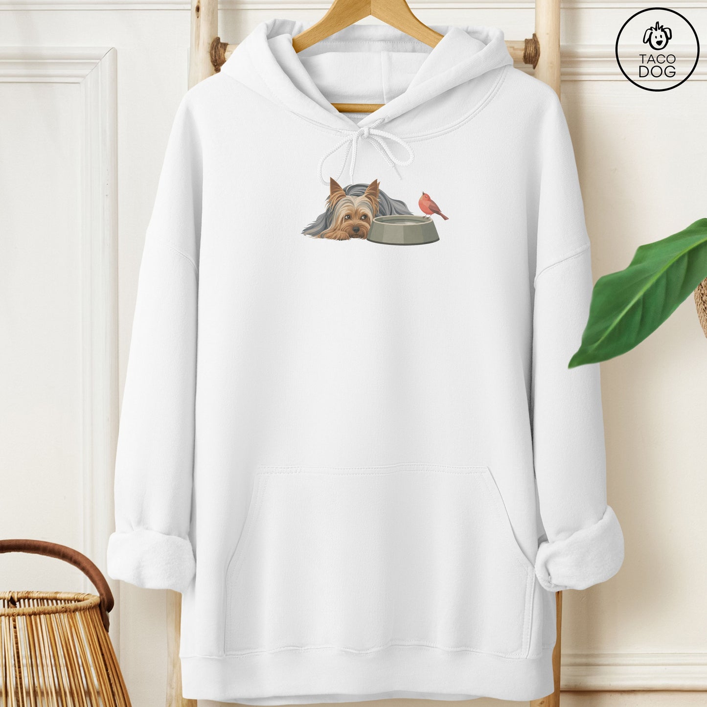Yorkshire Terrier Yorkie Freeloader Hoodie