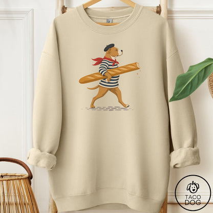 Pitbull French Sweatshirt Sand Taco-Dog