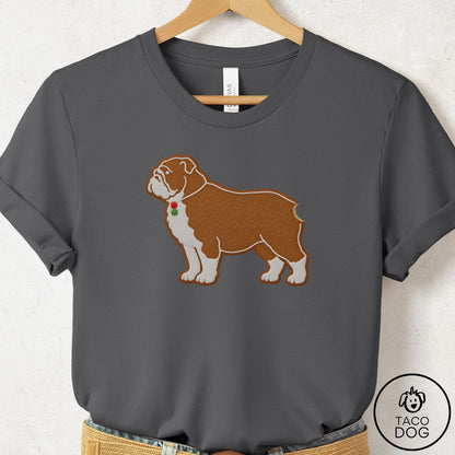 English Bulldog Gingerbread T-Shirt