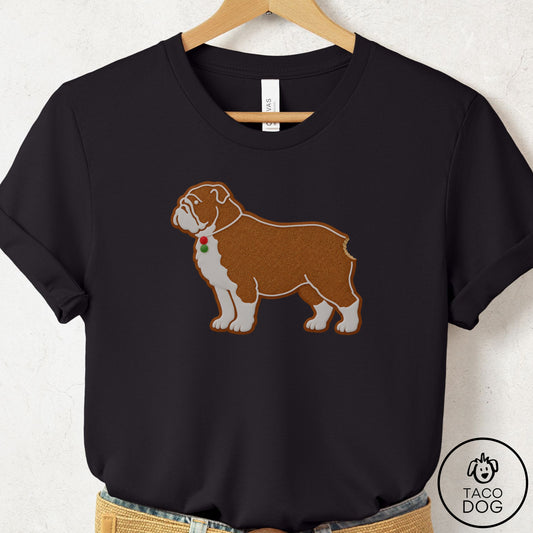 English Bulldog Gingerbread T-Shirt