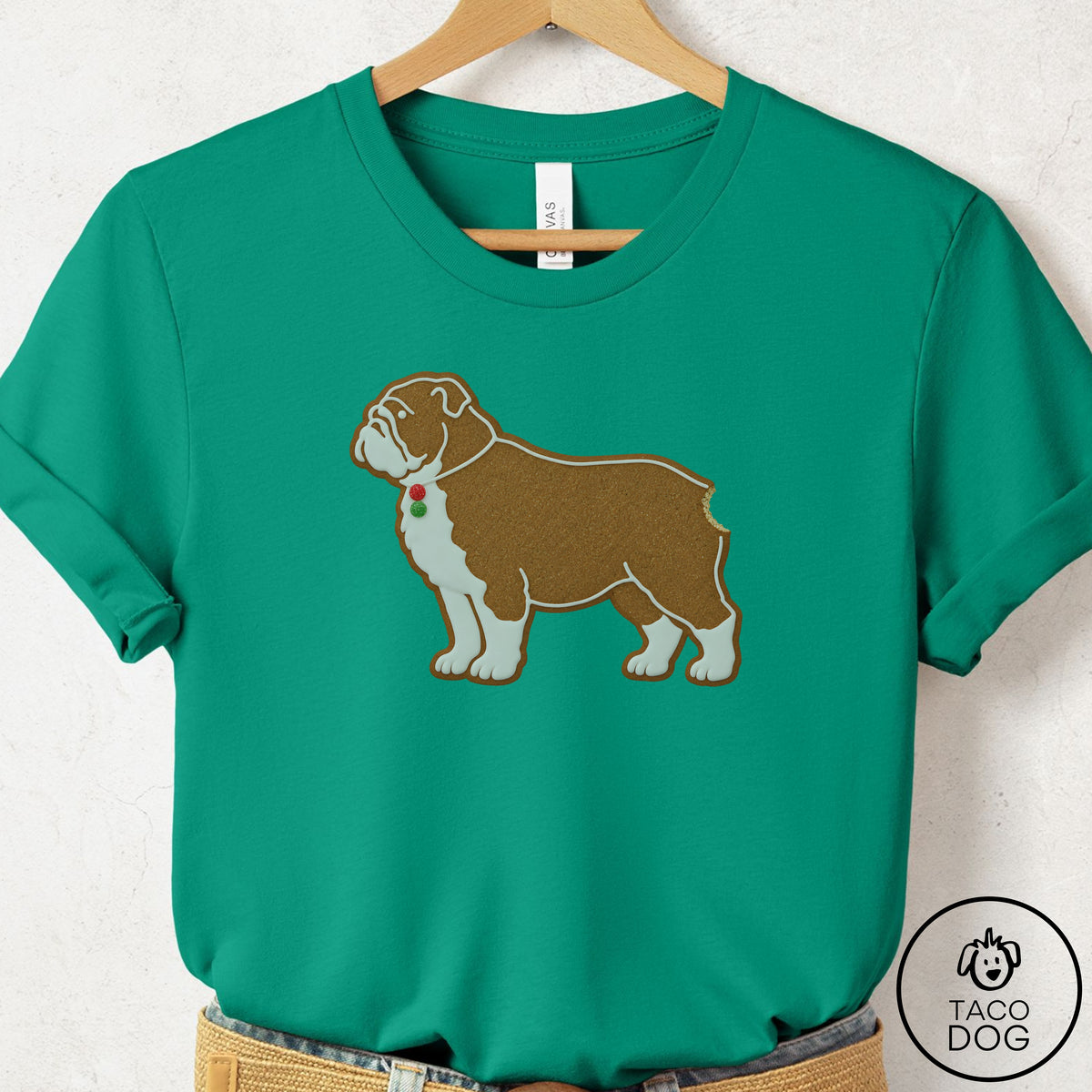 English Bulldog Gingerbread T-Shirt