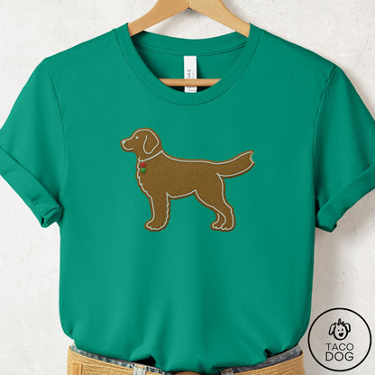 Labrador Retriever Gingerbread T-Shirt Kelly Taco-Dog