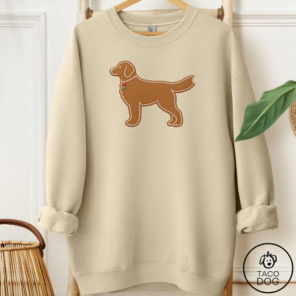 Labrador Retriever Gingerbread Sweatshirt Sand Taco-Dog