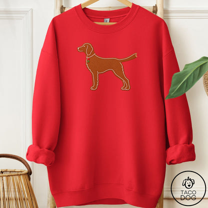 Vizsla Gingerbread Sweatshirt Red Taco-Dog