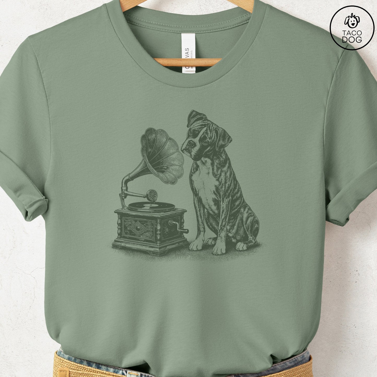 Boxer Gramophone T-Shirt