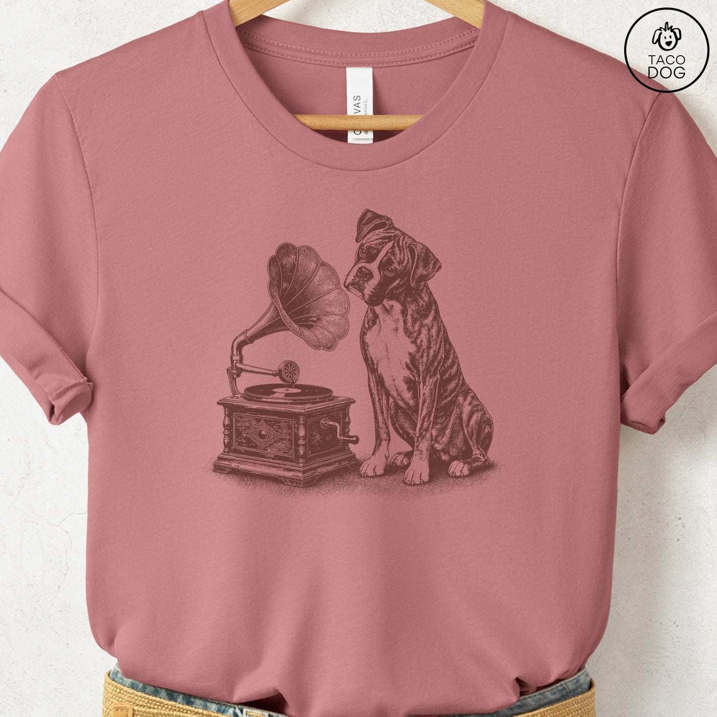 Boxer Gramophone T-Shirt