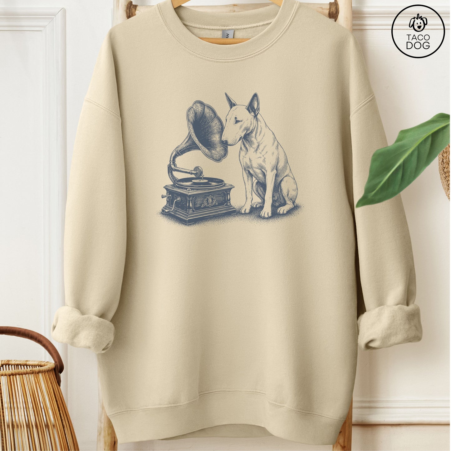 Bull Terrier Gramophone Sweatshirt