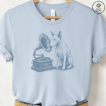 Bull Terrier Gramophone T-Shirt