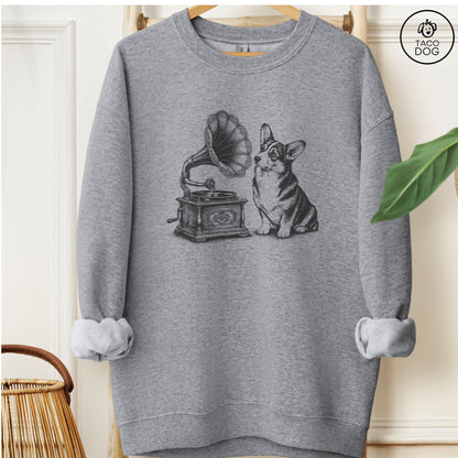 Corgi Gramophone Sweatshirt