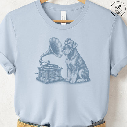 Schnauzer Gramophone T-Shirt