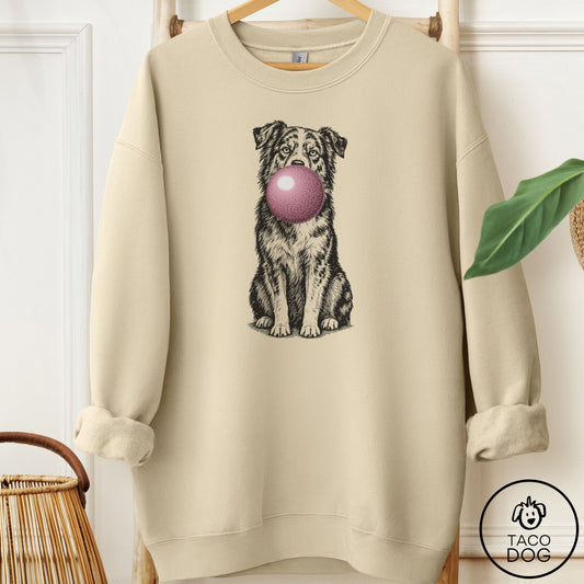 Australian Shepherd Gum Bubblegum Sweatshirt