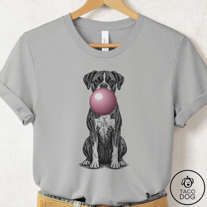Boxer Gum Bubblegum T-Shirt Athletic Heather Taco-Dog