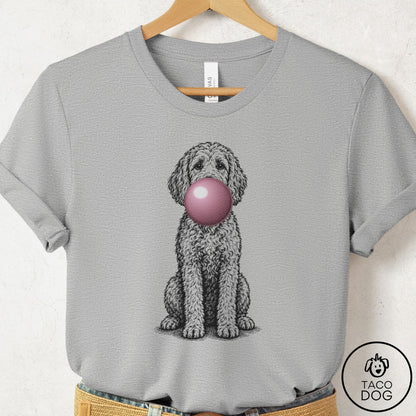 Doodle Gum Bubblegum T-Shirt Athletic Heather Taco-Dog