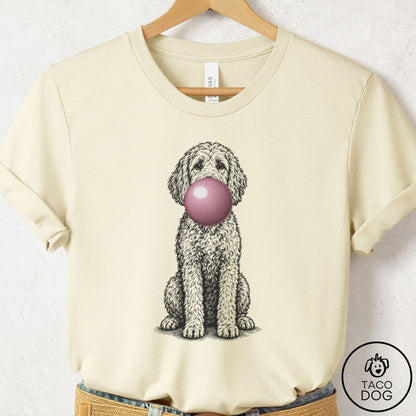 Doodle Gum Bubblegum T-Shirt Natural Taco-Dog