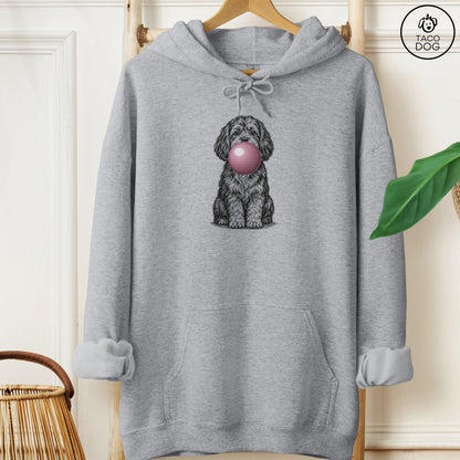 Havanese Gum Bubblegum Hoodie Graphite Heather Taco-Dog