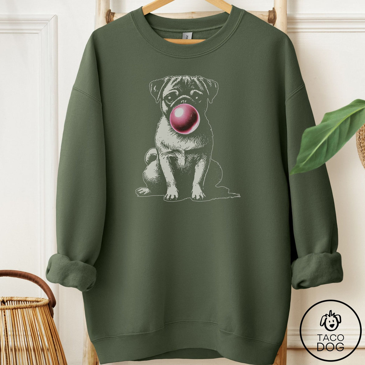 Pug Gum Sweatshirt