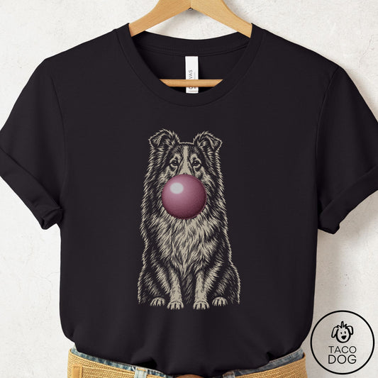 Shetland Sheepdog Gum Bubblegum T-Shirt