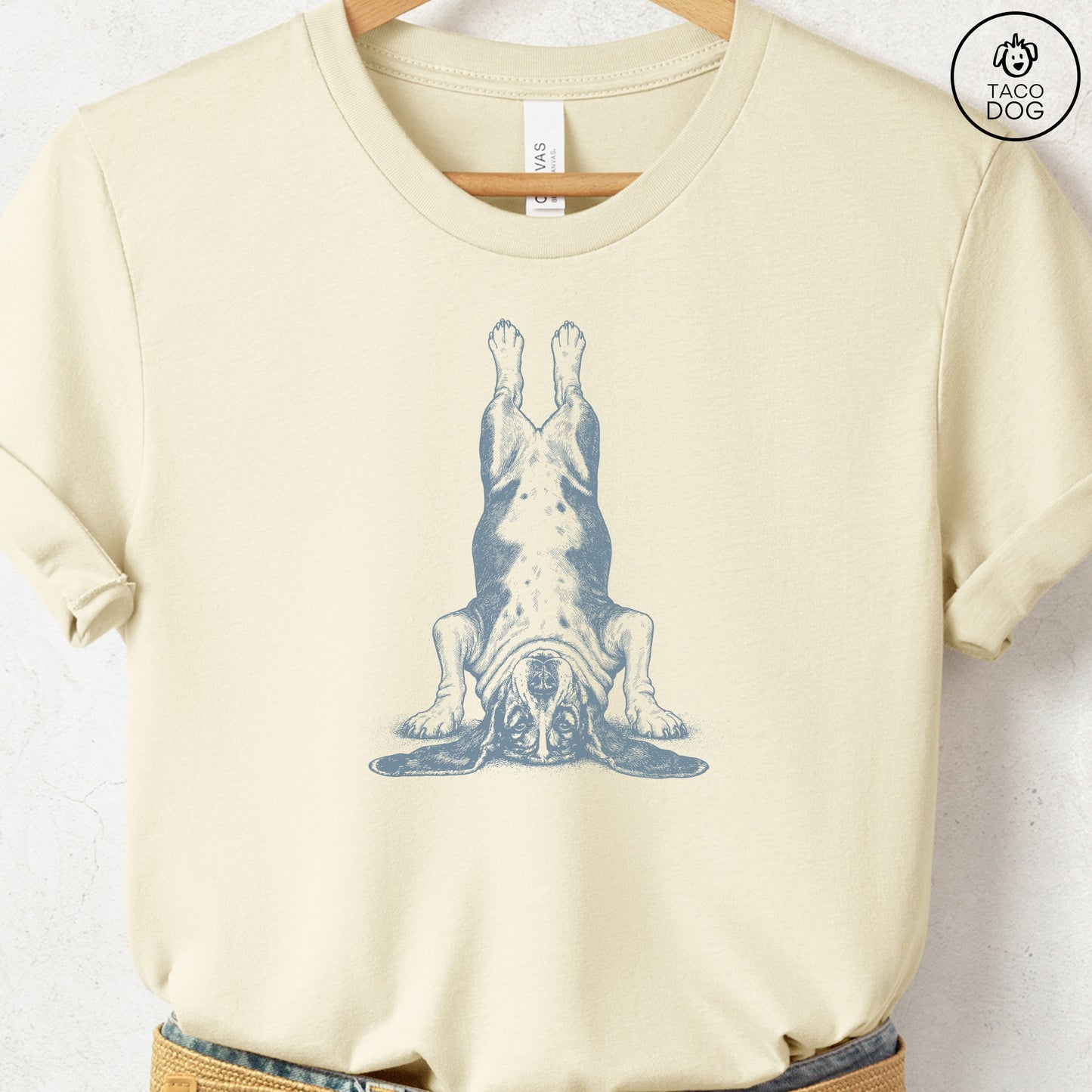Basset Hound Headstand T-Shirt