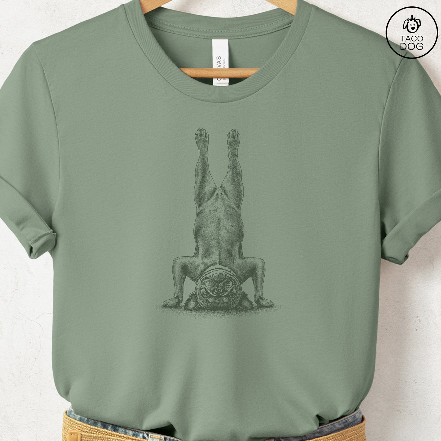 French Bulldog Frenchie Headstand T-Shirt