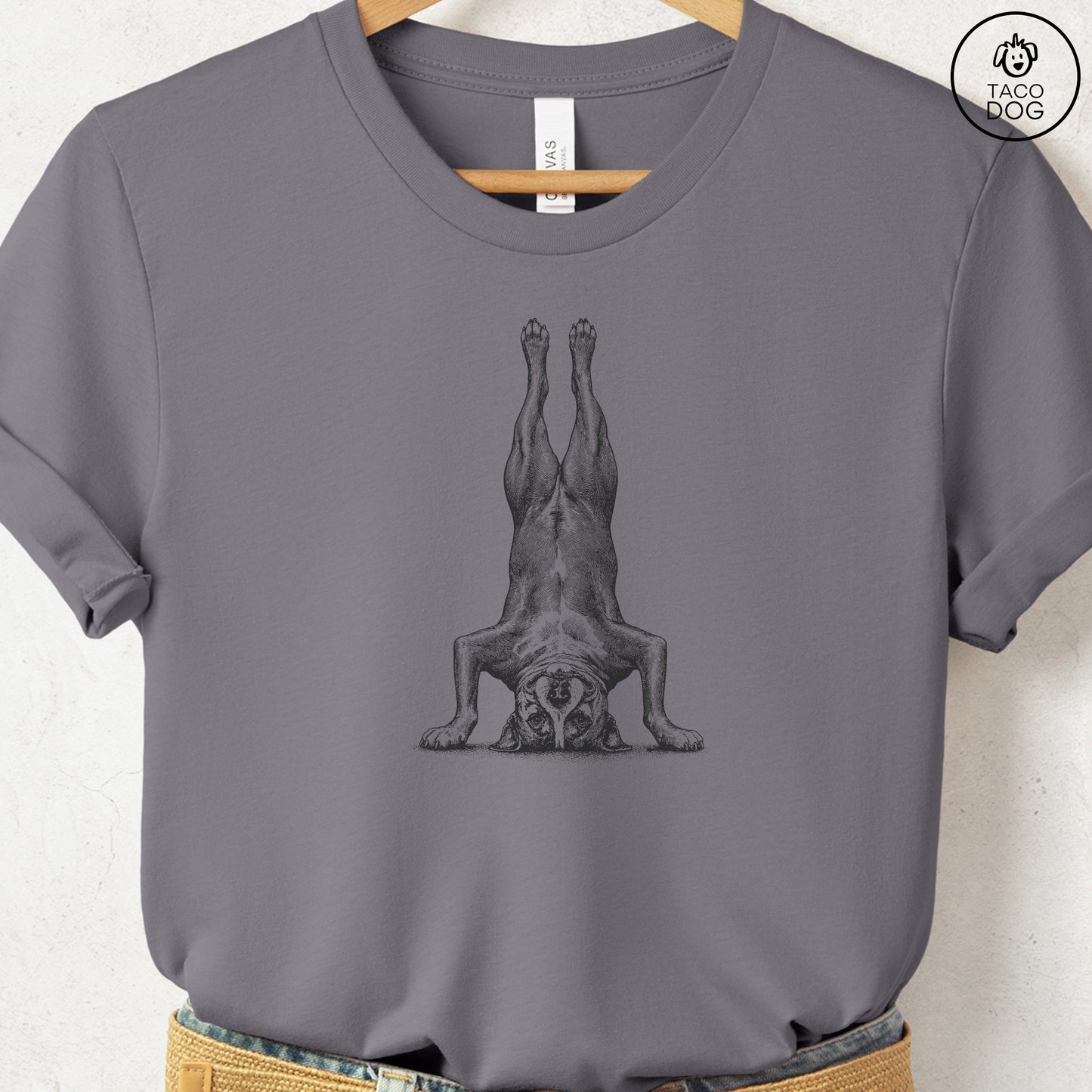 Pitbull Headstand T-Shirt