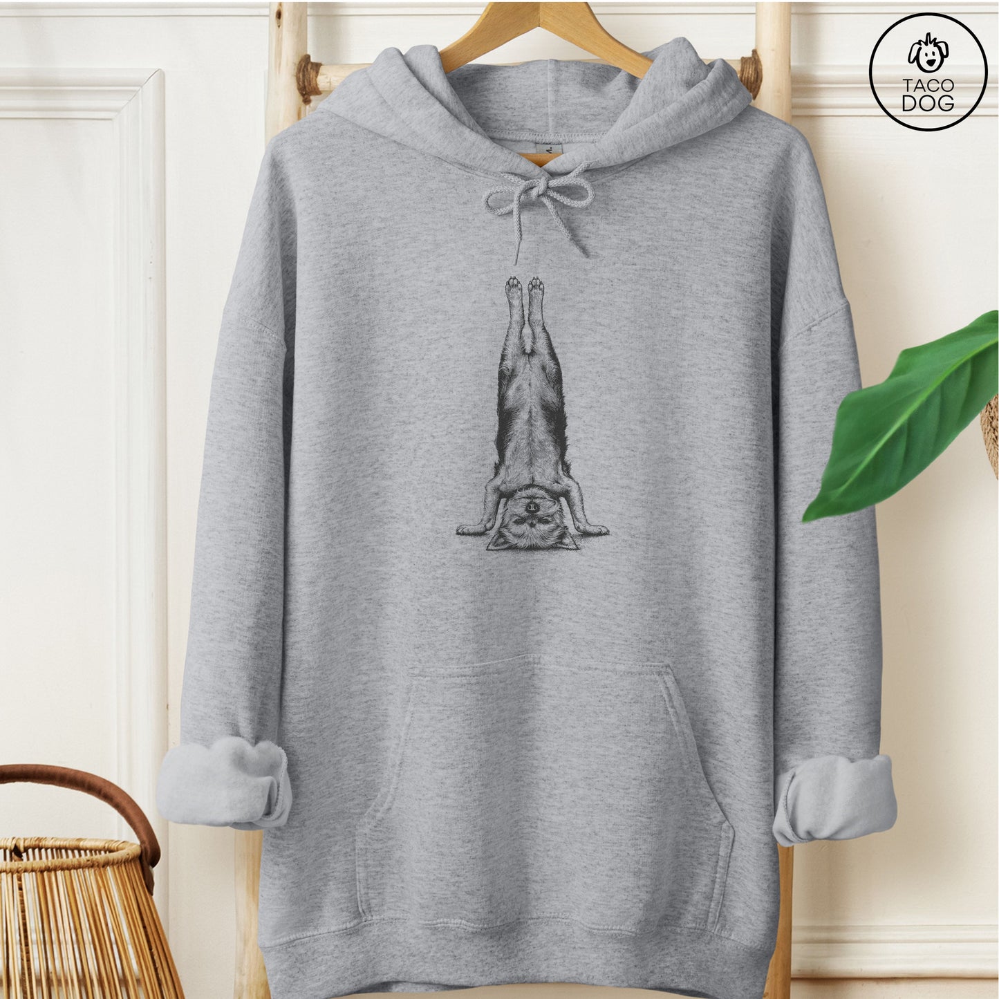 Yorkshire Terrier Yorkie Headstand Hoodie