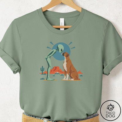 Boxer Hello Neighbor T-Shirt Sage Taco-Dog