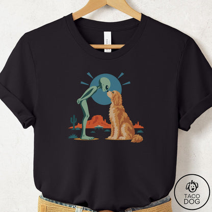 Doodle Hello Neighbor T-Shirt Black Taco-Dog