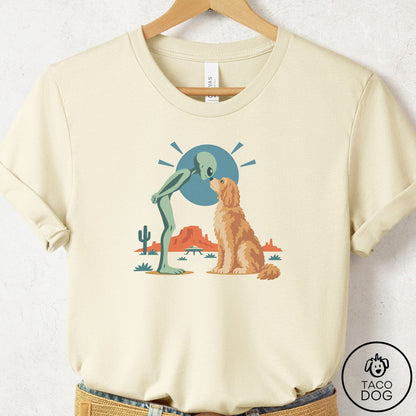 Doodle Hello Neighbor T-Shirt Natural Taco-Dog
