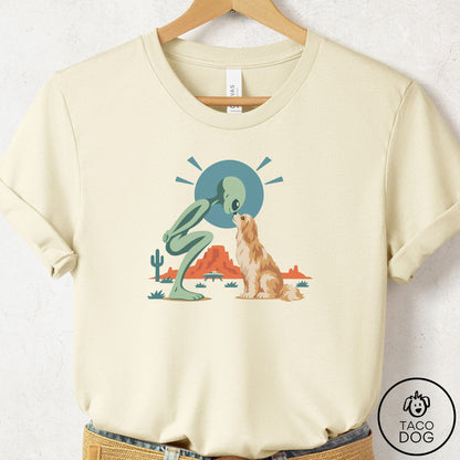 Havanese Hello Neighbor T-Shirt Natural Taco-Dog