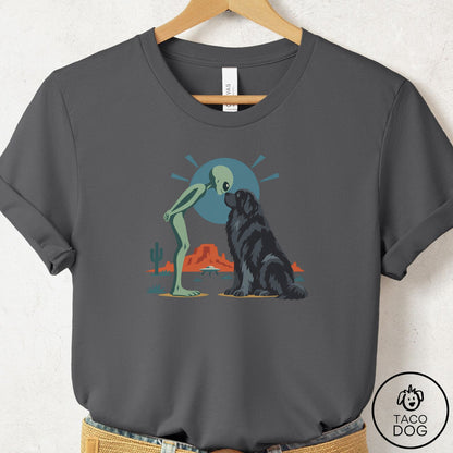 Newfoundland Hello Neighbor T-Shirt Asphalt Taco-Dog