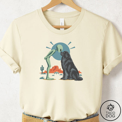 Newfoundland Hello Neighbor T-Shirt Natural Taco-Dog